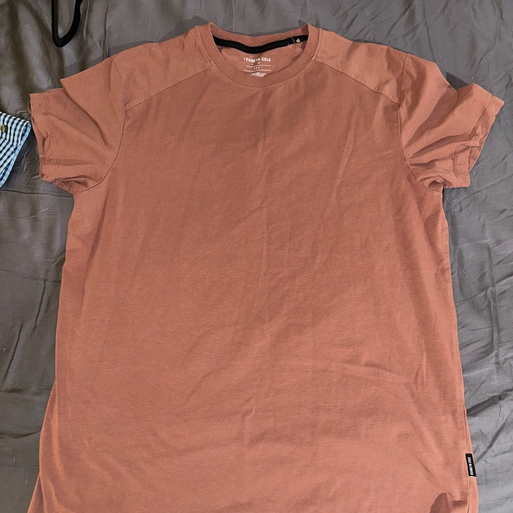 Men's Burnt Orange Crew Neck T-Shirt